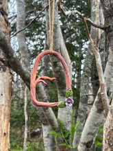 Load image into Gallery viewer, Hummingbird Swing - Purple Flower
